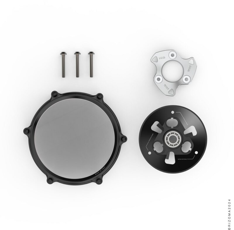 Rizoma skaidrus sankabos dangtelis, sidabrinis – Ducati Panigale V4 - Image 3