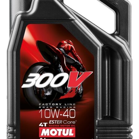 Sintetinis tepalas MOTUL 300V 4T Factory Line Road Racing 10W-40 (4 L)